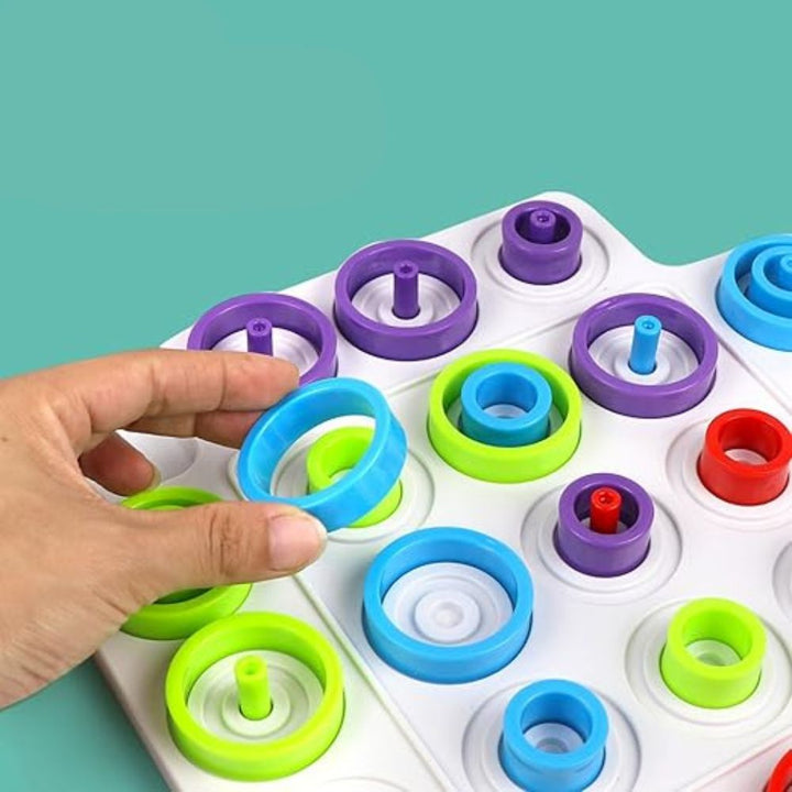 Otrio: Connect 3 in a Row - The Strategic Ring-Stacking Game