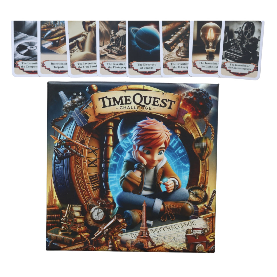 TimeQuest Challenge | Trivia Card Game | The Most Fun Way to Travel Through History!